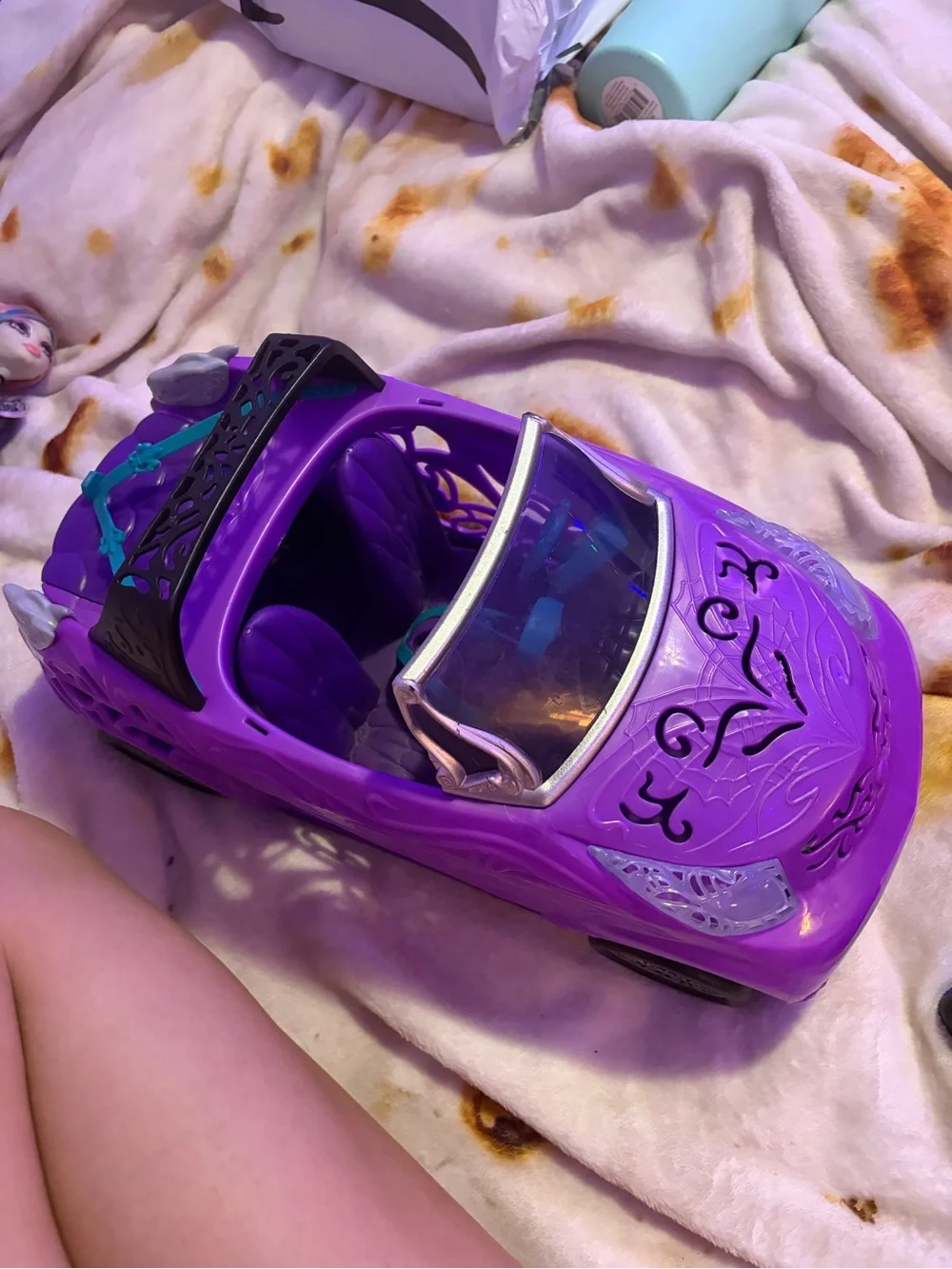 monster high Purple Convertible Doll Car